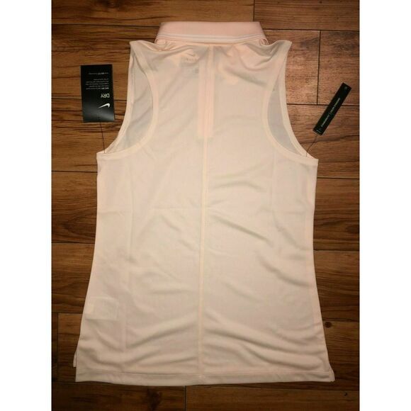 Nike BV0223-838 Women’s Sz XL Dri-Fit Victory Peach Sleeveless Polo - Picture 6 of 6